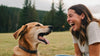 Dog & Human laughing