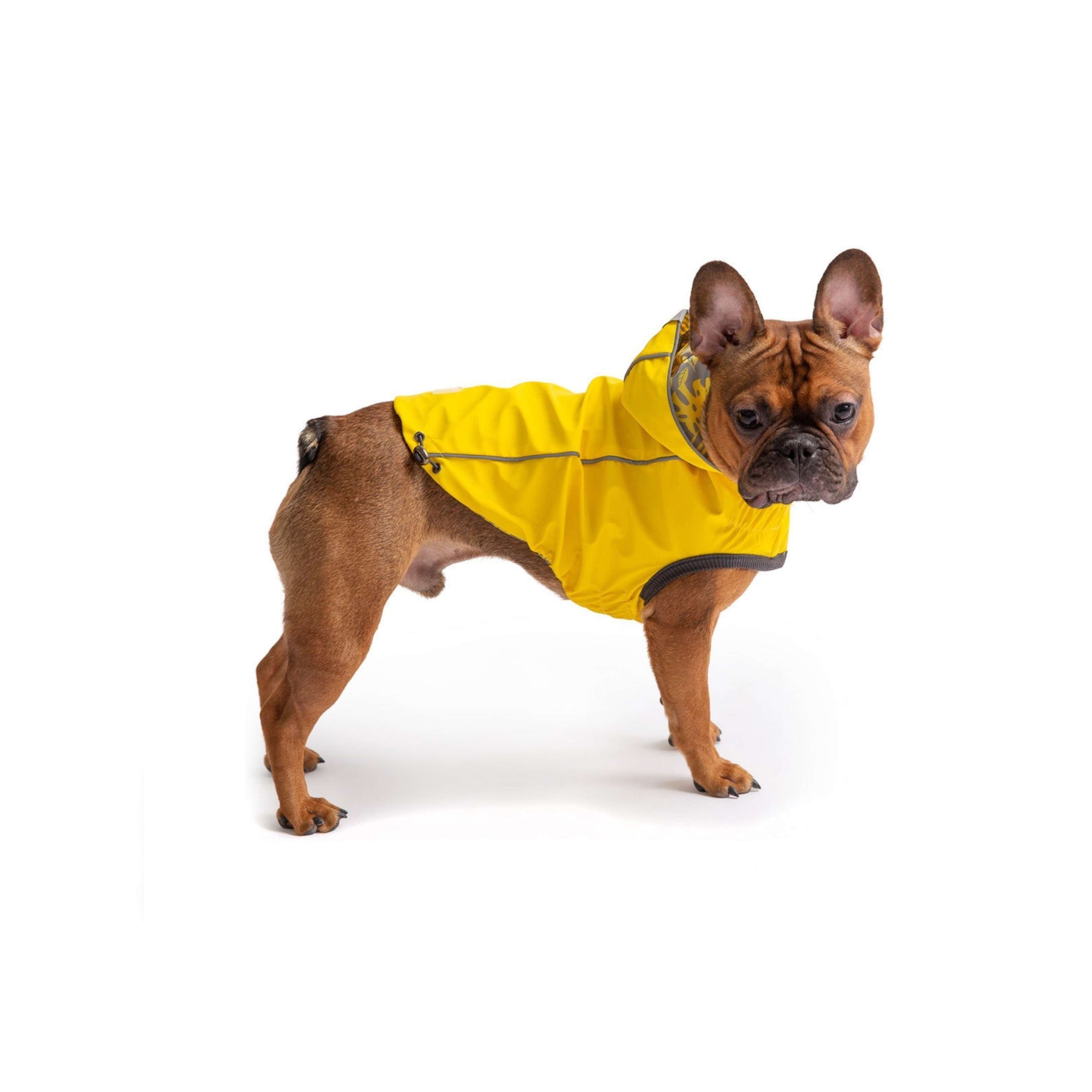 Reversible Elasto-Fit Raincoat - Yellow
