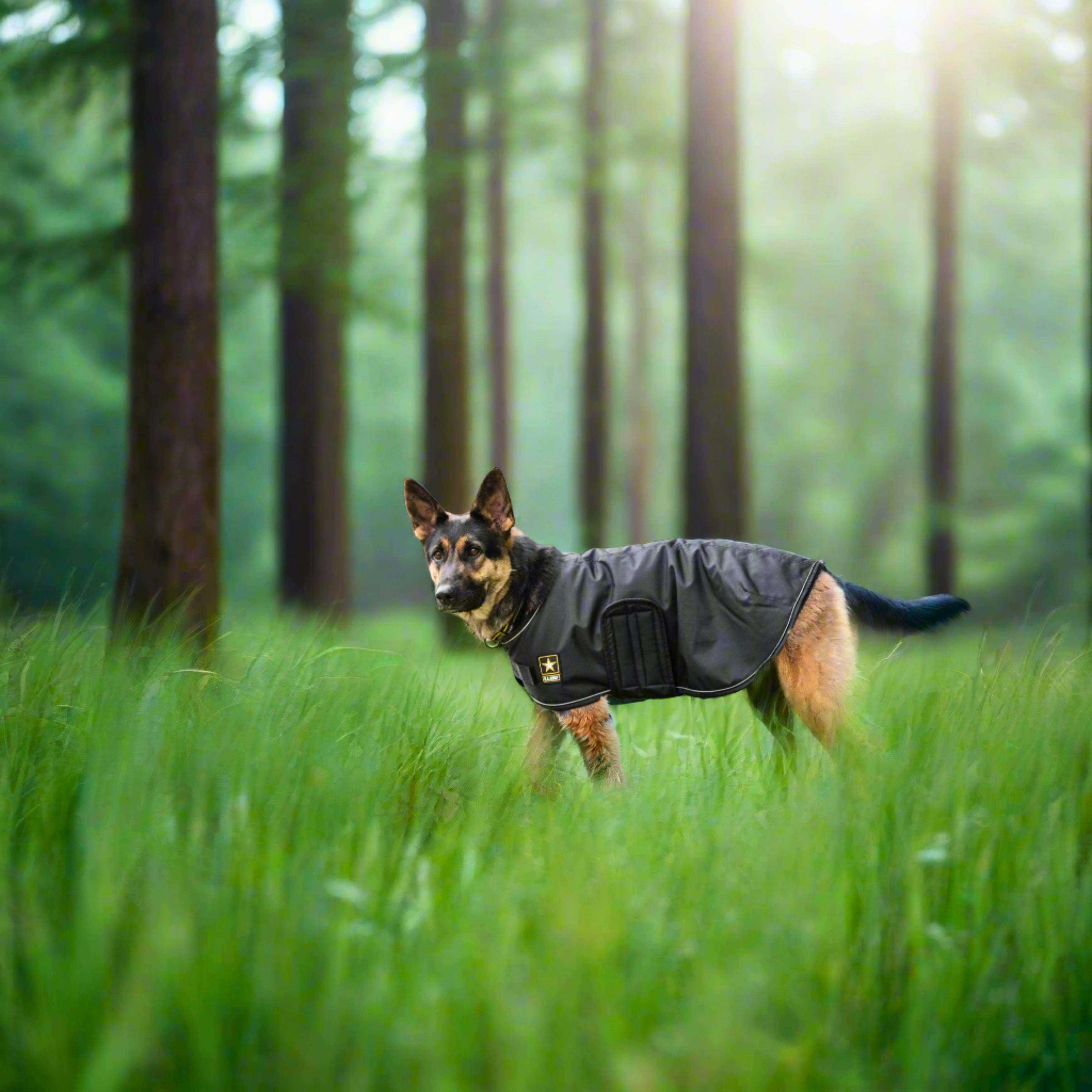 US Army Dog Blanket Jacket - Black