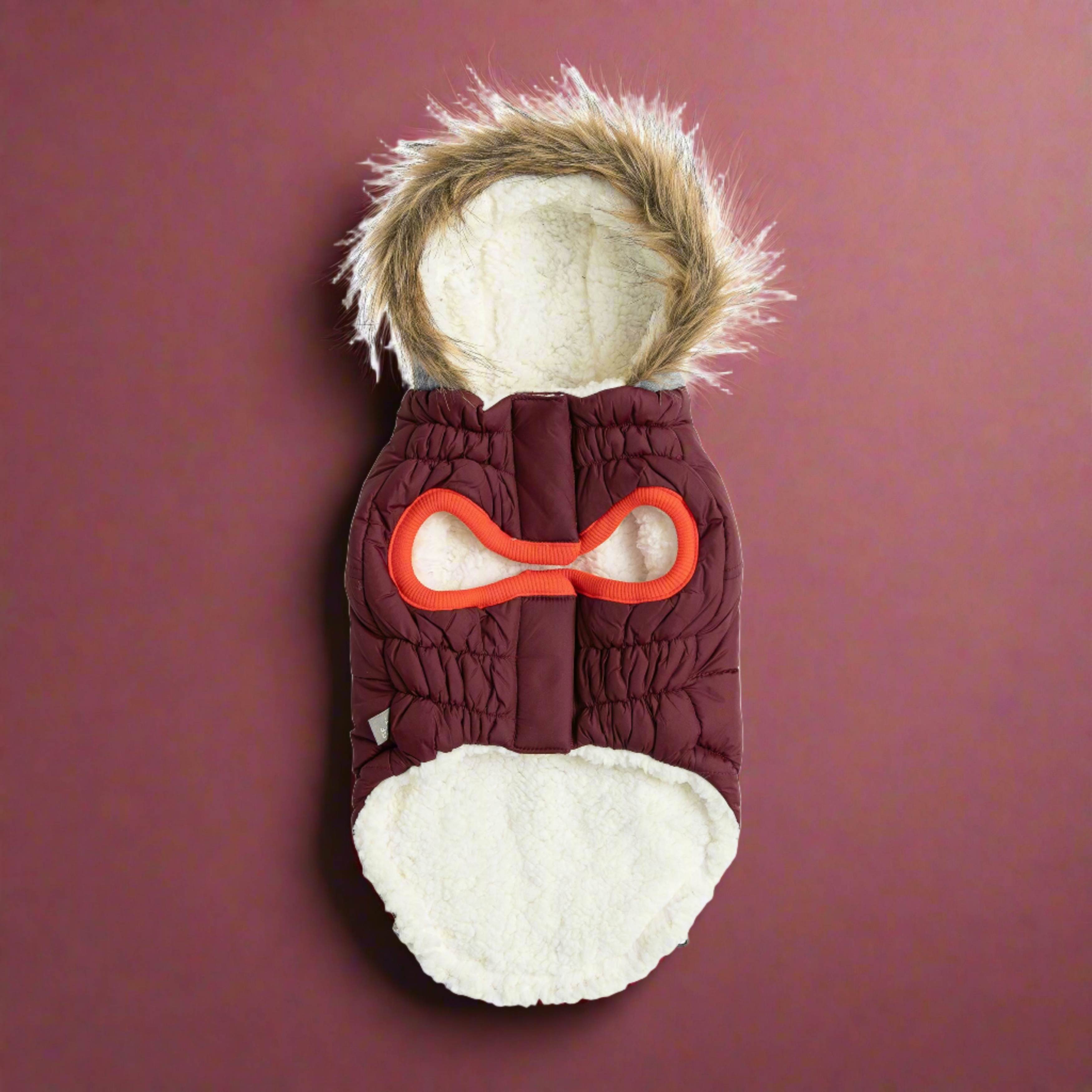 Winter Sailor Parka - Burgundy